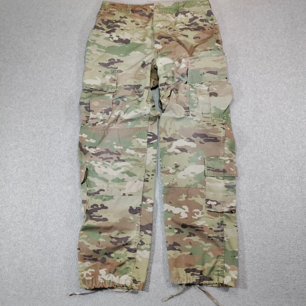 US Army Combat Uniform Trouser Unisex Medium-Long (34x33) OCP Camo Ripstop Cargo